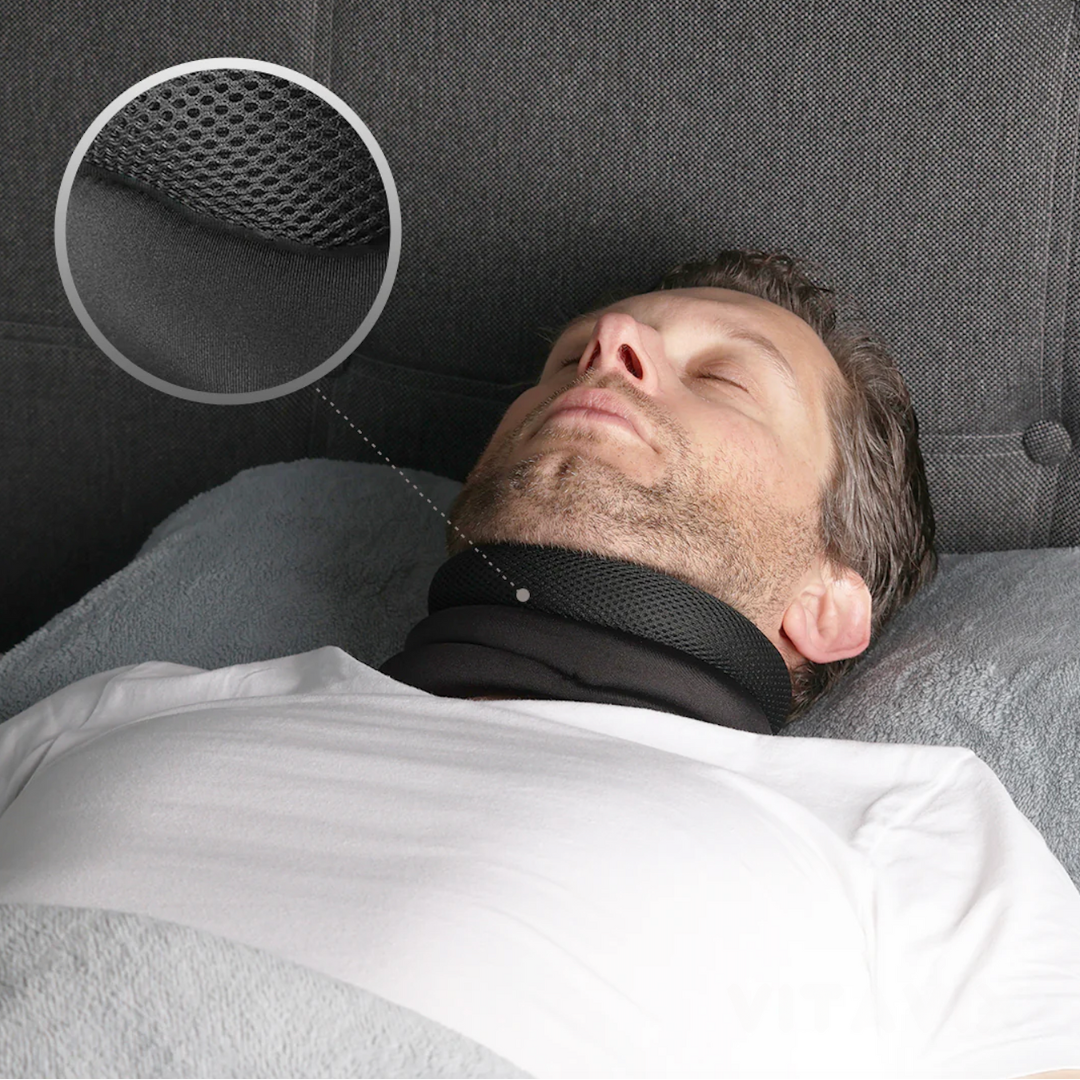 Supporto cervicale per un sonno senza russare 