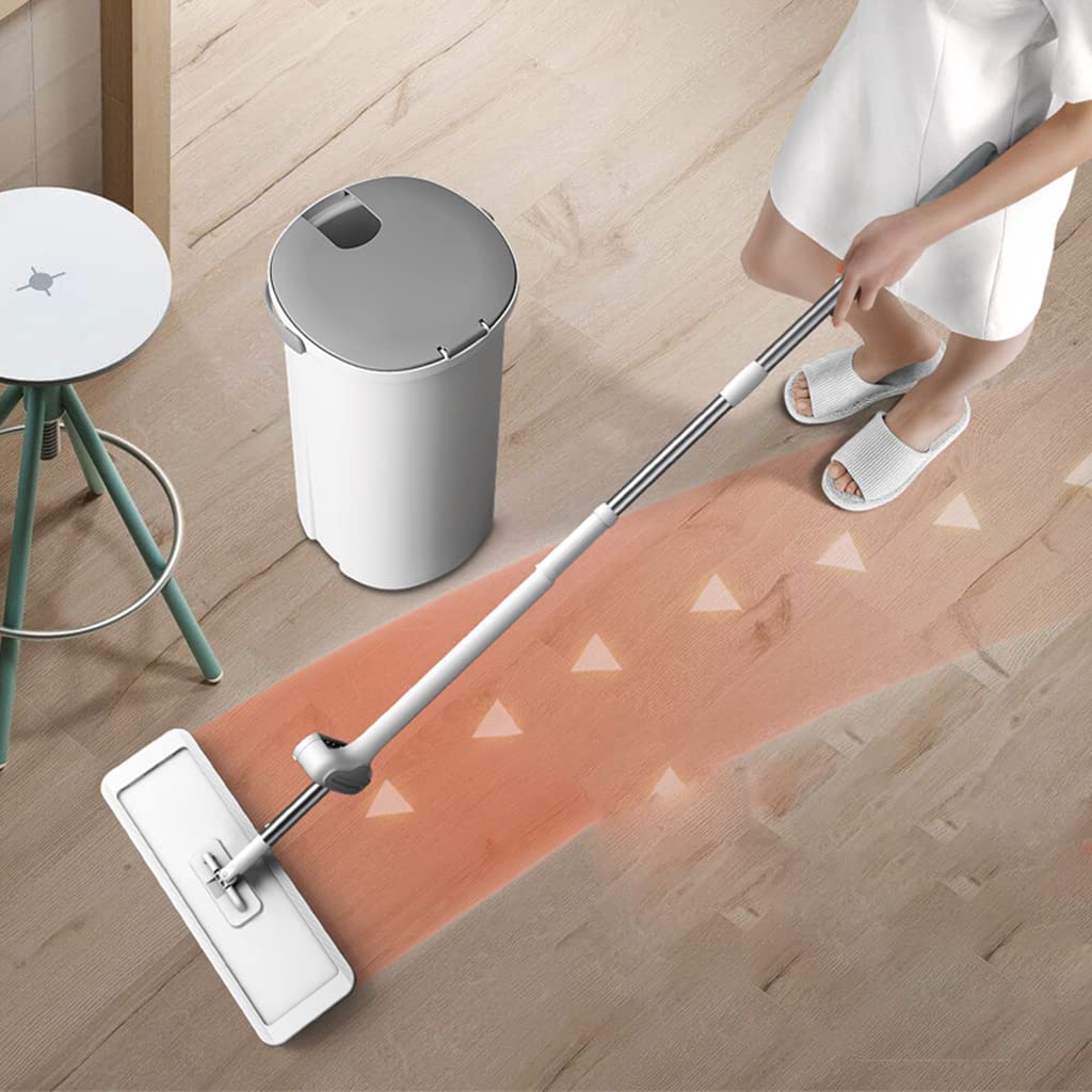 SqueezeFlat™ | 360° zelfreinigende mop zonder handen